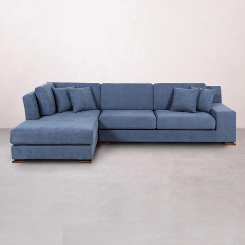  CAPRI LACİVERT AHŞAP AYAK L KOLTUK SAĞ