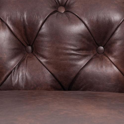  CHESTER ÜÇLÜ KOLTUK KIZIL KAHVE