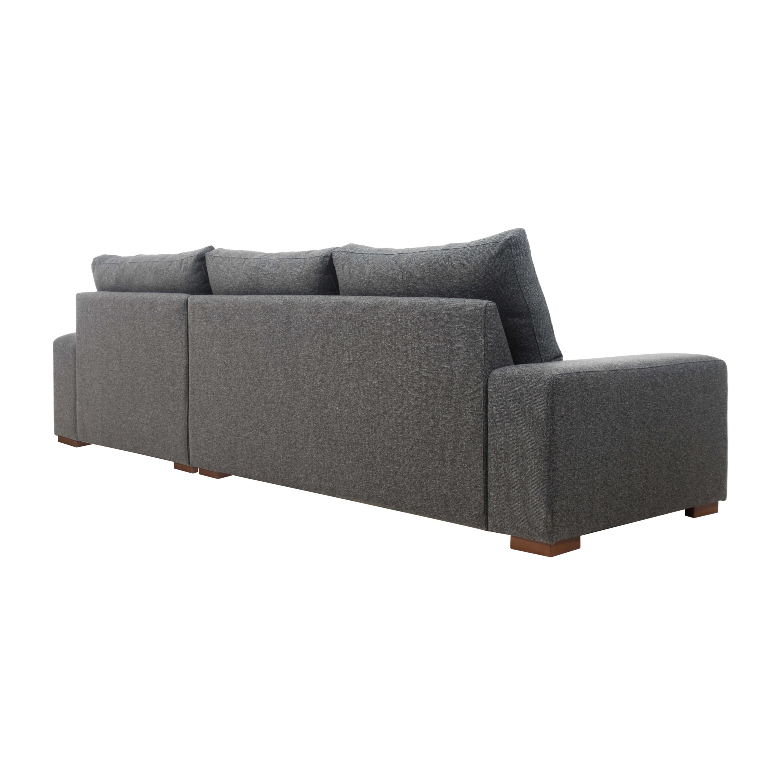 ELFA L KOLTUK SOL KOYU GRİ