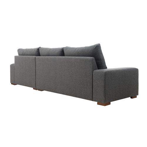  ELFA L KOLTUK SOL KOYU GRİ