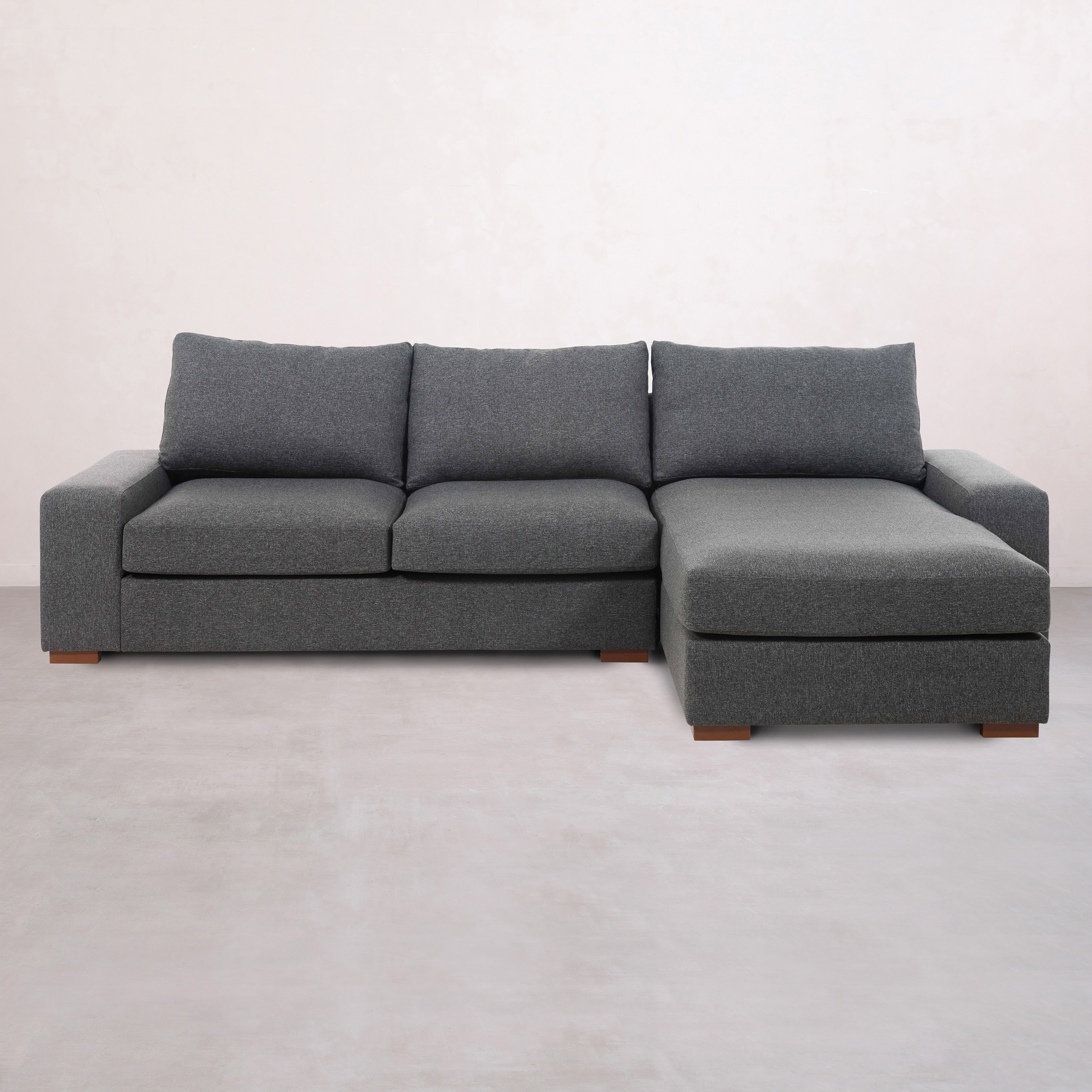 ELFA L KOLTUK SOL KOYU GRİ