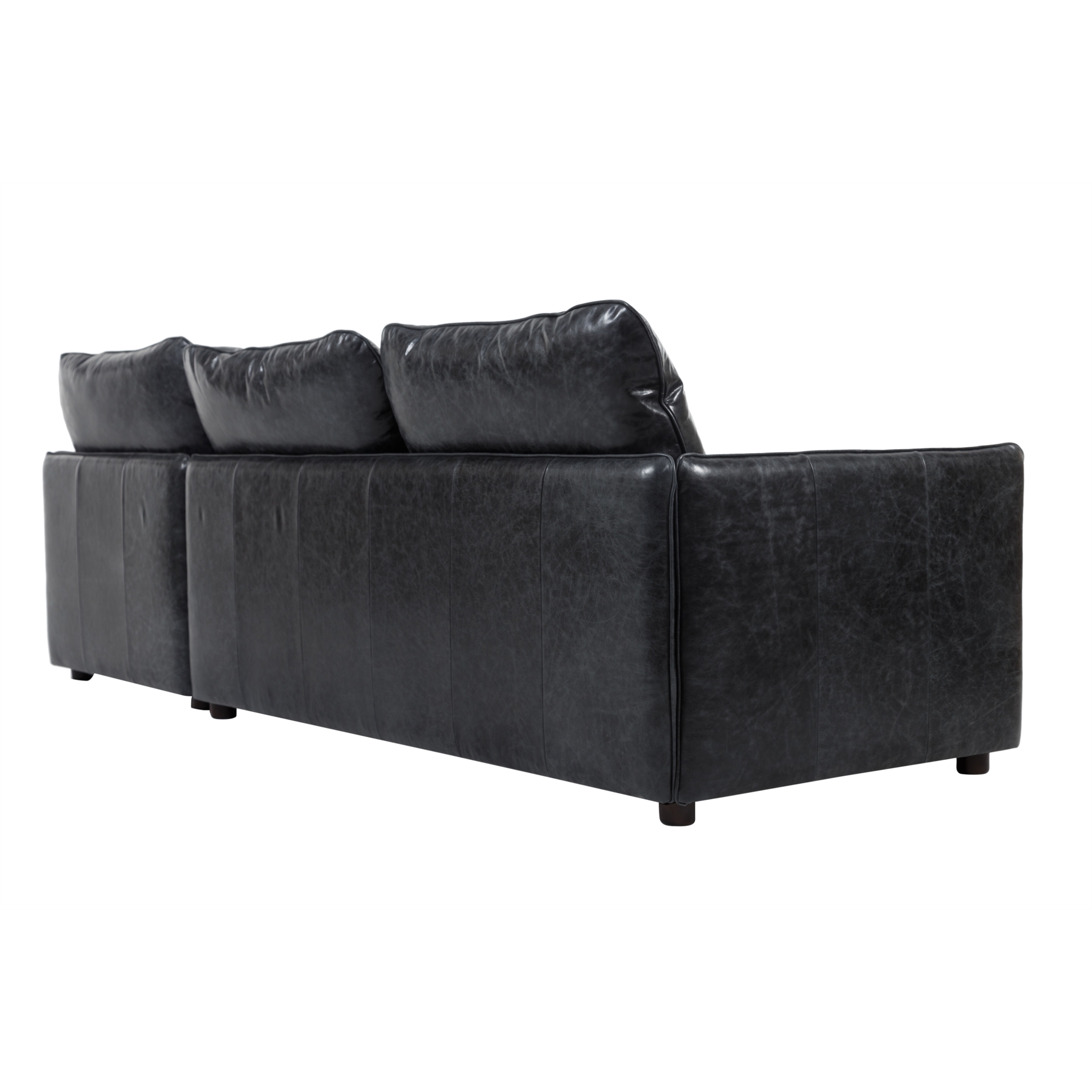 BALI DERİ L KOLTUK SOL SİYAH