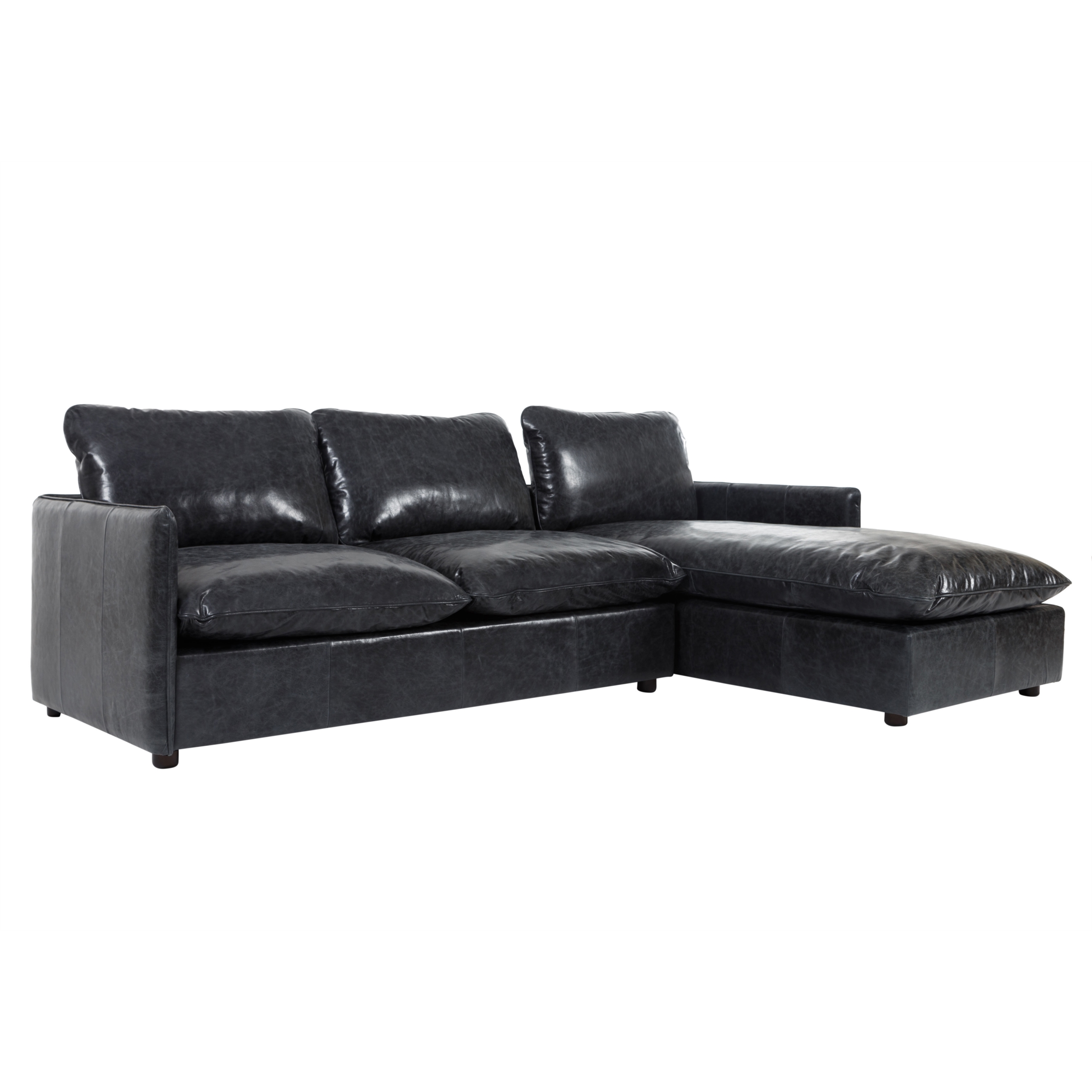 BALI DERİ L KOLTUK SOL SİYAH