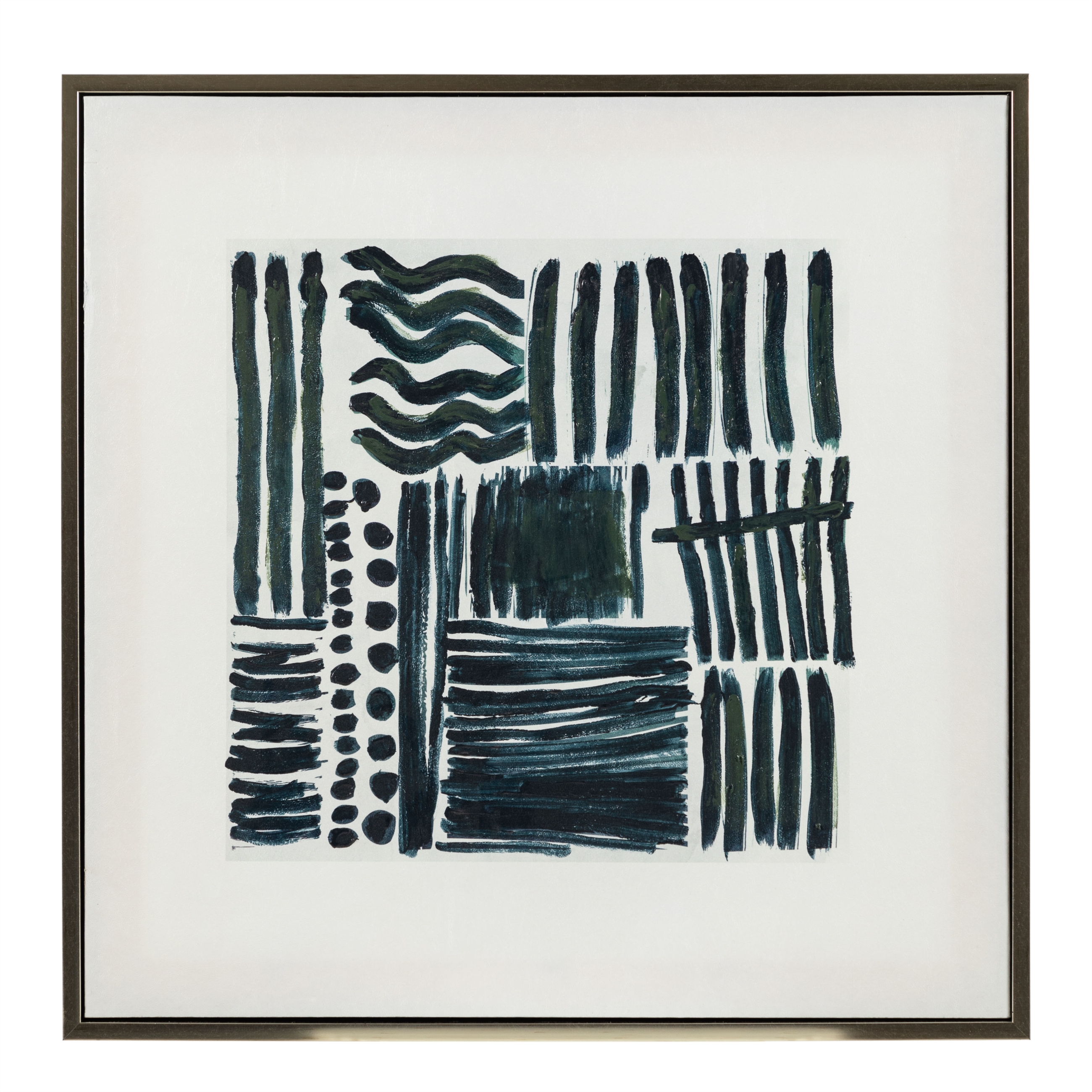 LINEAS I ÇERÇEVELİ YAĞLIBOYA TABLO 60X60CM