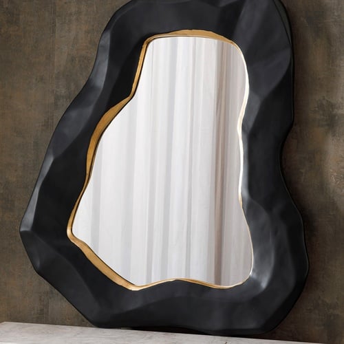 MORPHY DUVAR AYNASI SİYAH 94X81 CM