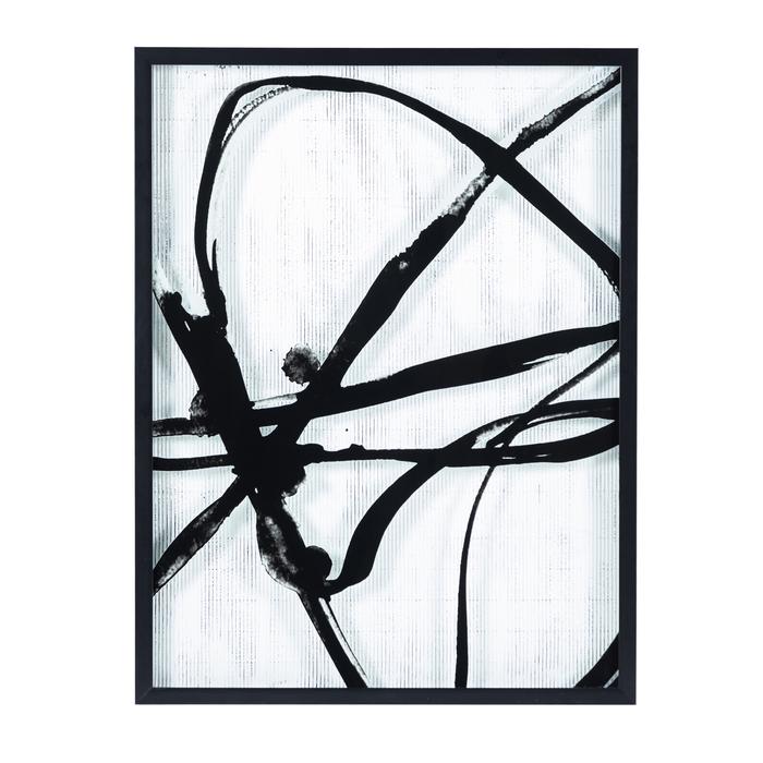 SCRACTH ÇERÇEVELİ CAM BASKI PANO 77X102 CM