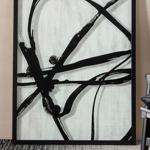 SCRACTH ÇERÇEVELİ CAM BASKI PANO 77X102 CM