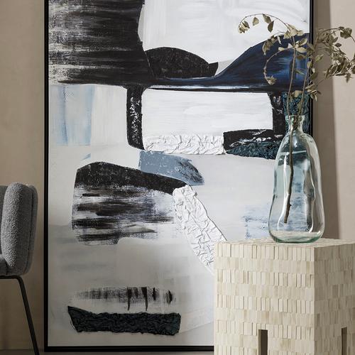 GREYSTRACT ÇERÇEVELİ YAĞLIBOYA TABLO 120X180CM