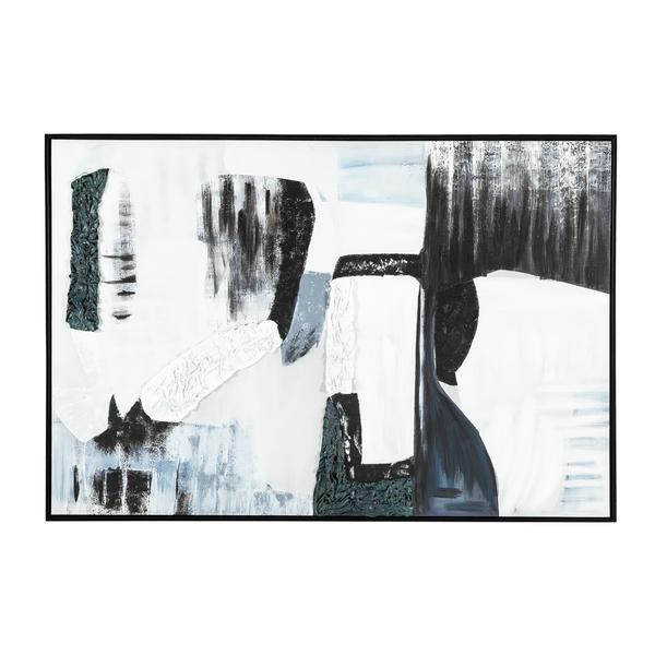 Mudo Home Greystract Çerçeveli Yağliboya Tablo 120X180Cm