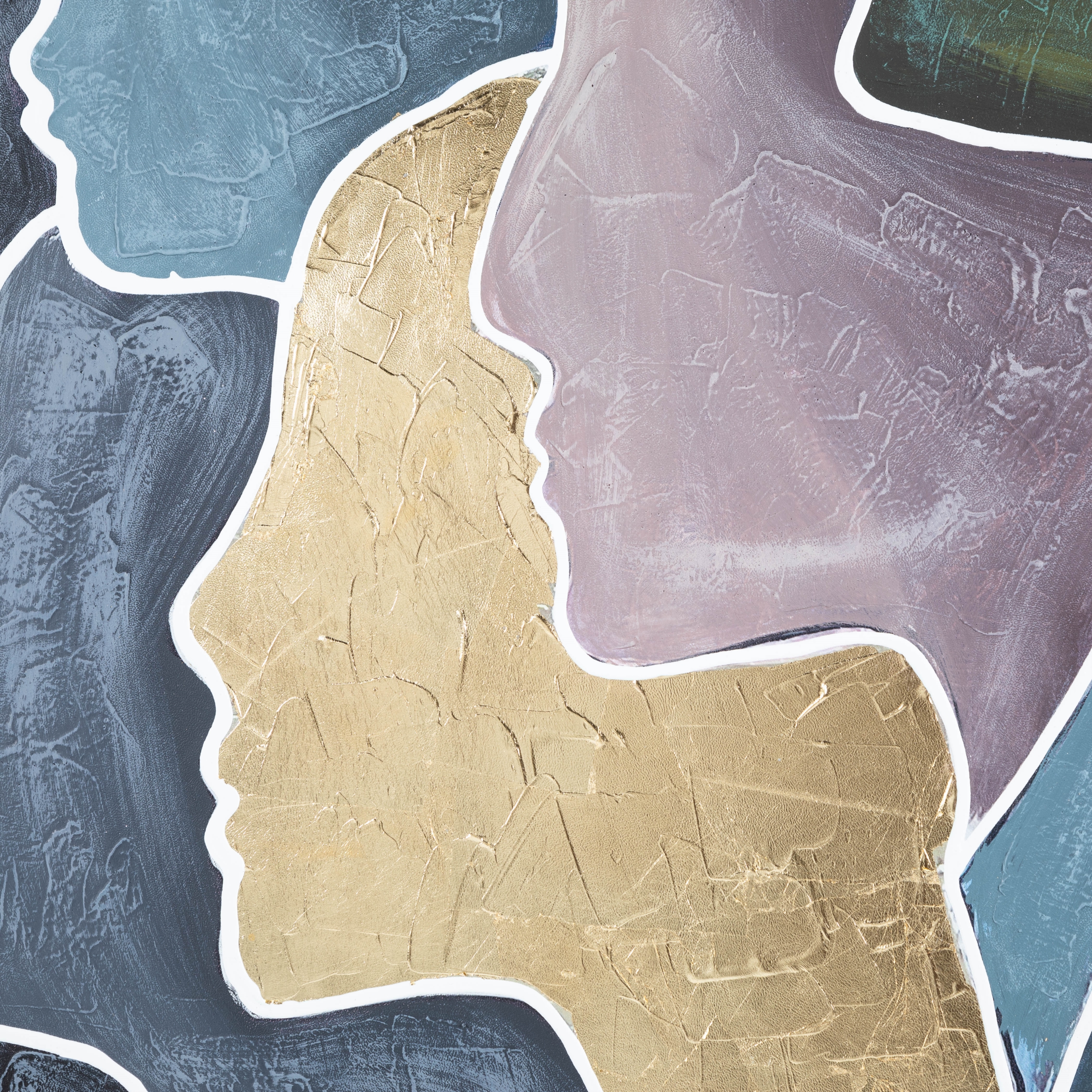 PERSONA ÇERÇEVELİ YAĞLIBOYA TABLO 103X103 CM