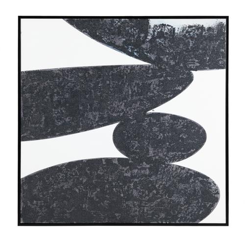 THAI STONE II ÇERÇEVELİ YAĞLIBOYA TABLO 100X100 CM