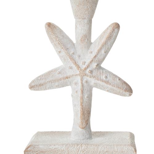  STARFISH MUMLUK BEYAZ 11X10X20 CM