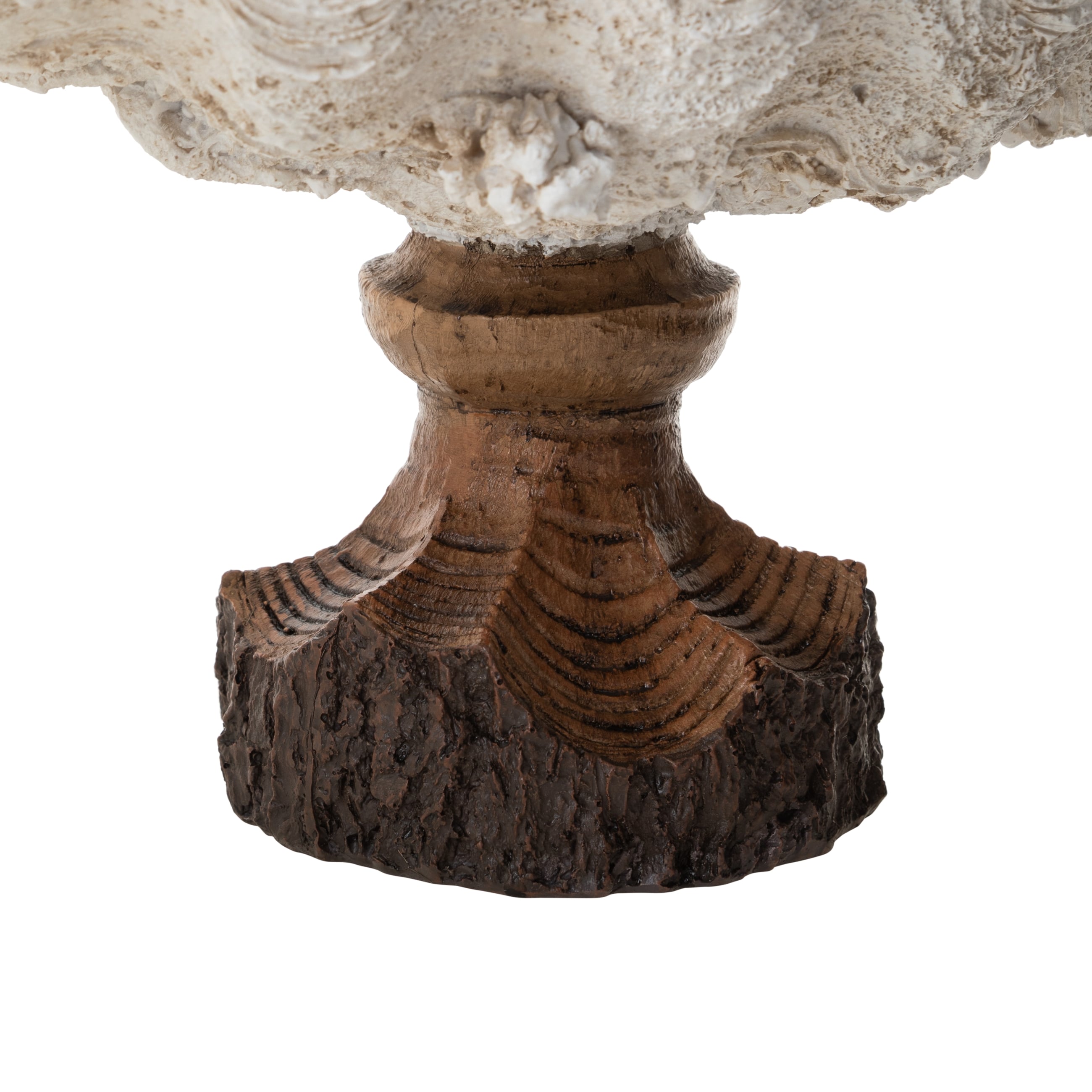 SHELL DEKORATİF KASE BEYAZ 45X25X23 CM