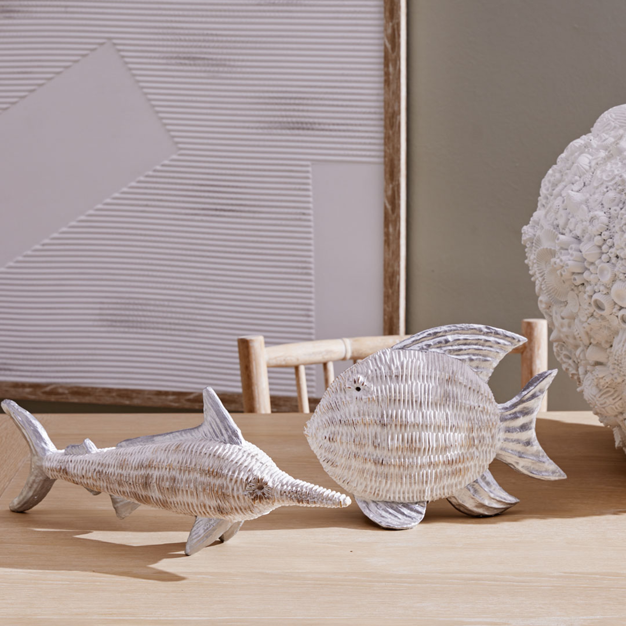 SWORDFISH BİBLO BEYAZ 55X37X48CM