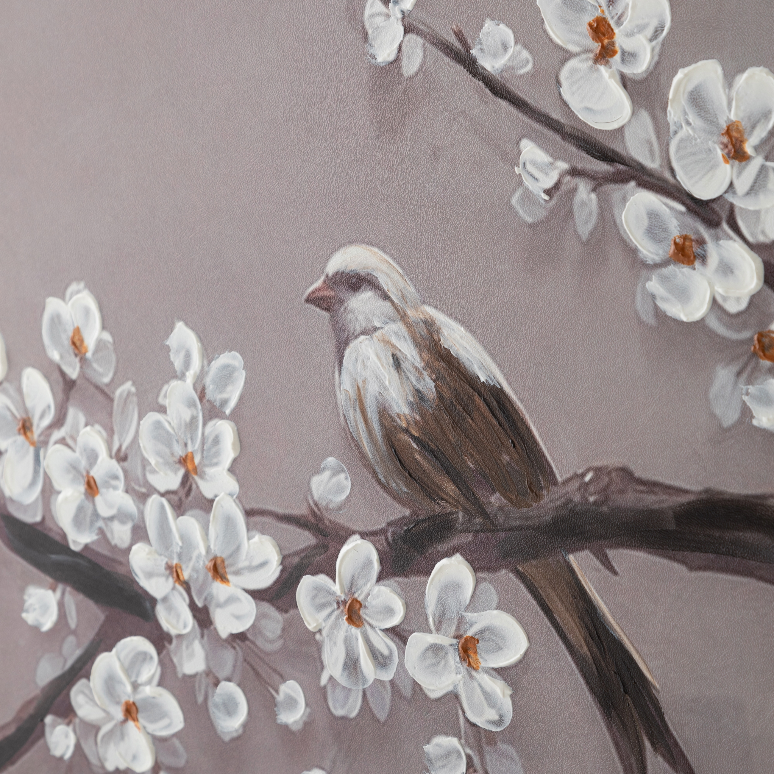 SPRING BIRDS ÇERÇEVELİ YAĞLIBOYA TABLO 90X120CM