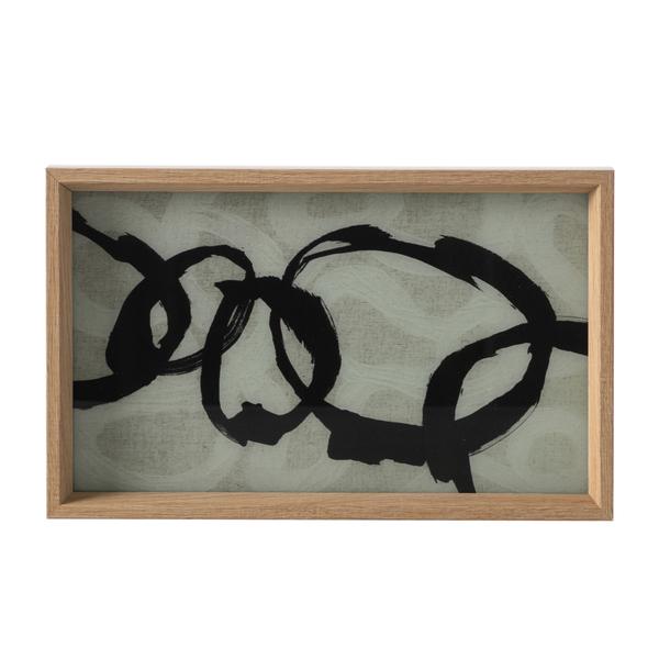 Mudo Home Loop Dekoratif Tepsi Natural 25X40Cm Renksiz