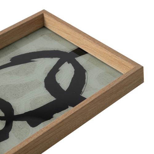  LOOP DEKORATİF TEPSİ NATURAL 25X40CM