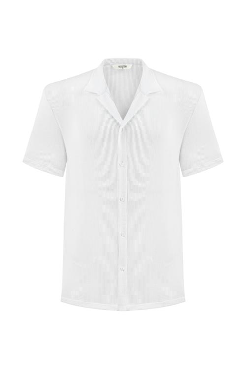  DOKULU REGULAR FIT GÖMLEK