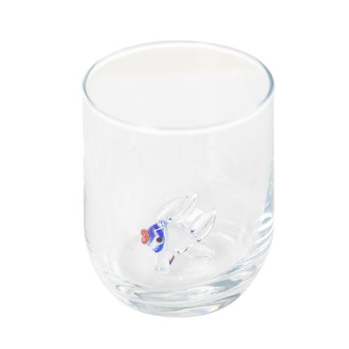  MAVİ BALIK FİGÜRLÜ BARDAK SETİ 2 Lİ 205 ML