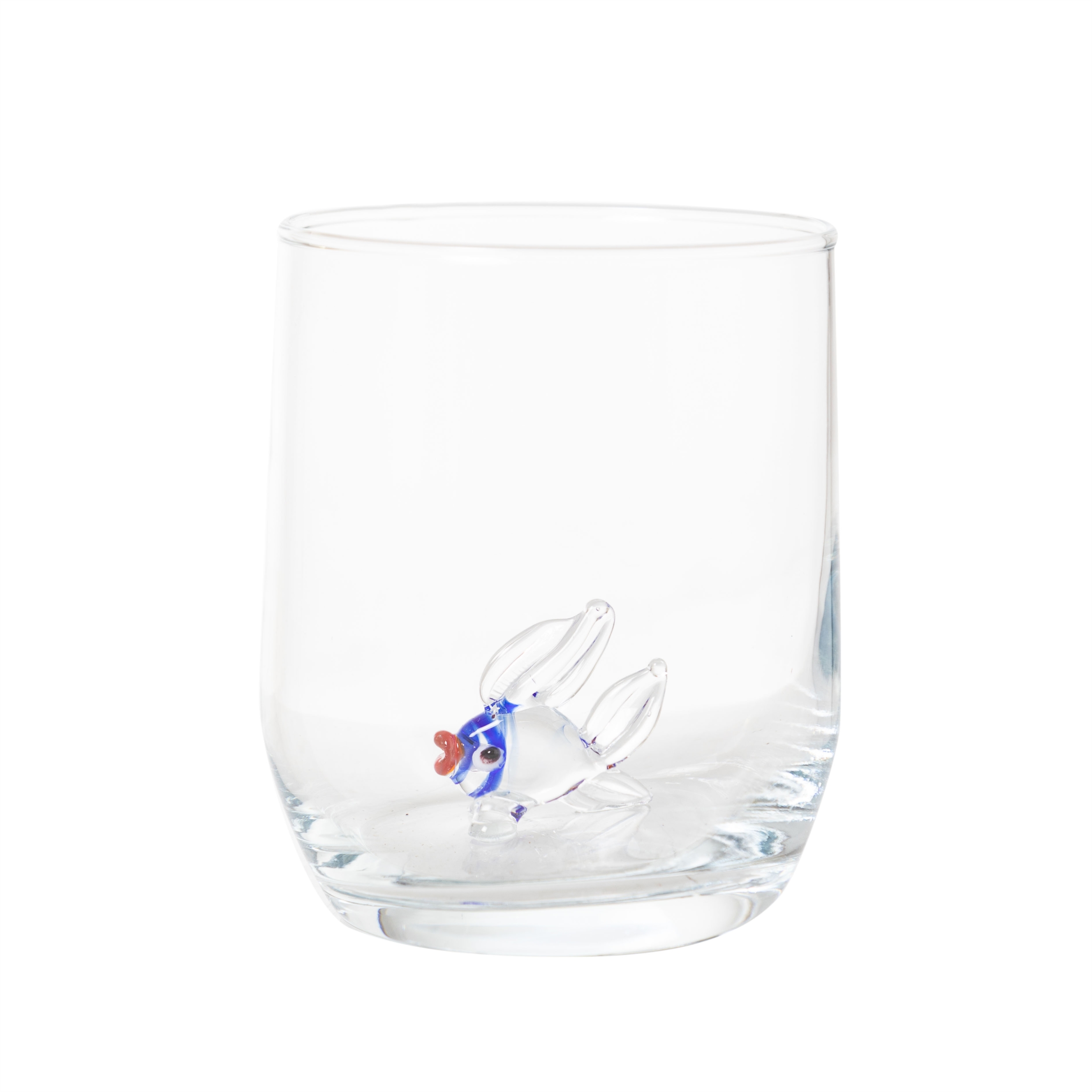 MAVİ BALIK FİGÜRLÜ BARDAK SETİ 2 Lİ 205 ML