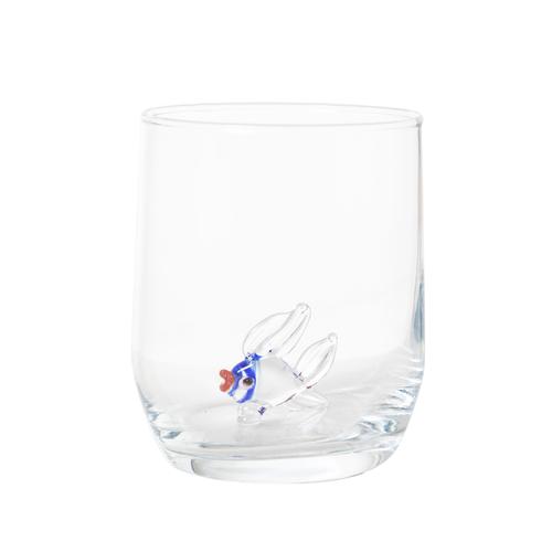  MAVİ BALIK FİGÜRLÜ BARDAK SETİ 2 Lİ 205 ML