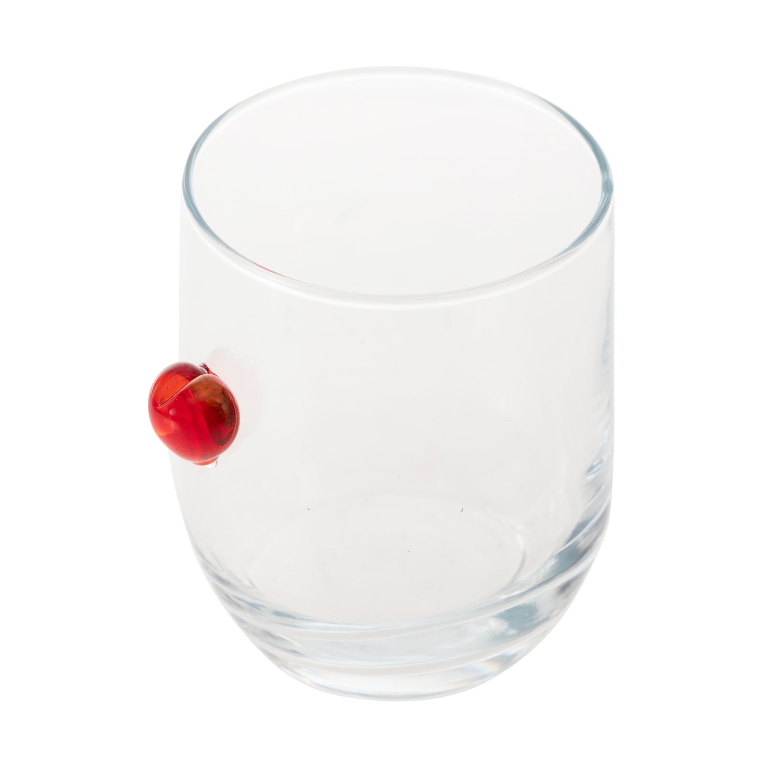 KALP FİGÜRLÜ BARDAK-KIRMIZI  205 ML