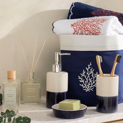  MARİN MERCAN YÜZ HAVLUSU LACİVERT 50X80