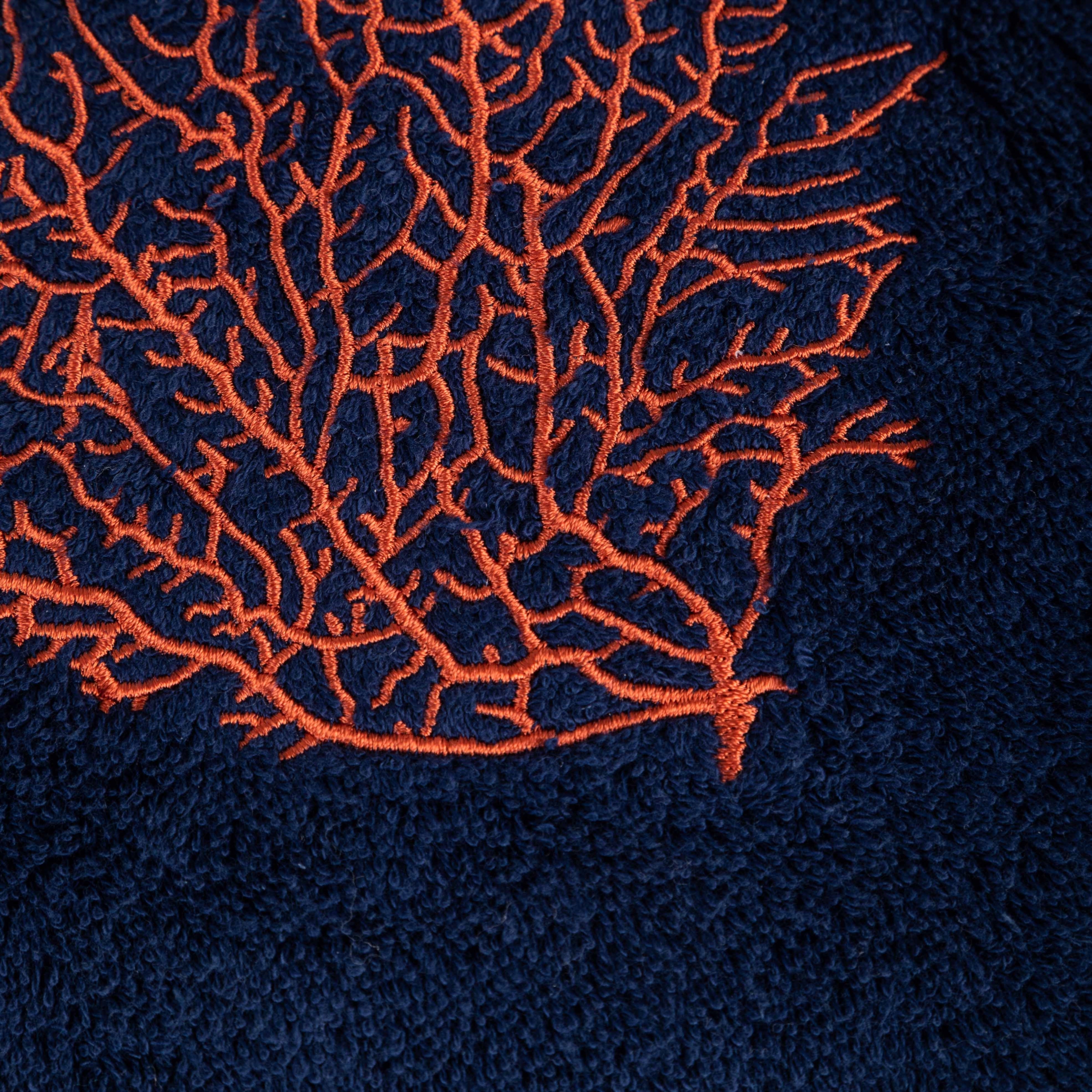 MARİN MERCAN YÜZ HAVLUSU LACİVERT 50X80