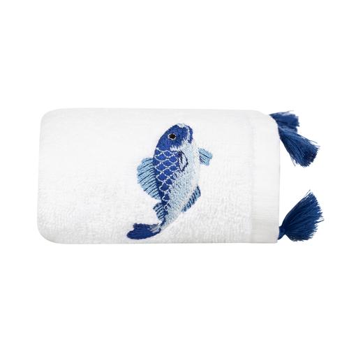  MARİN BALIK EL HAVLUSU BEYAZ 30X50