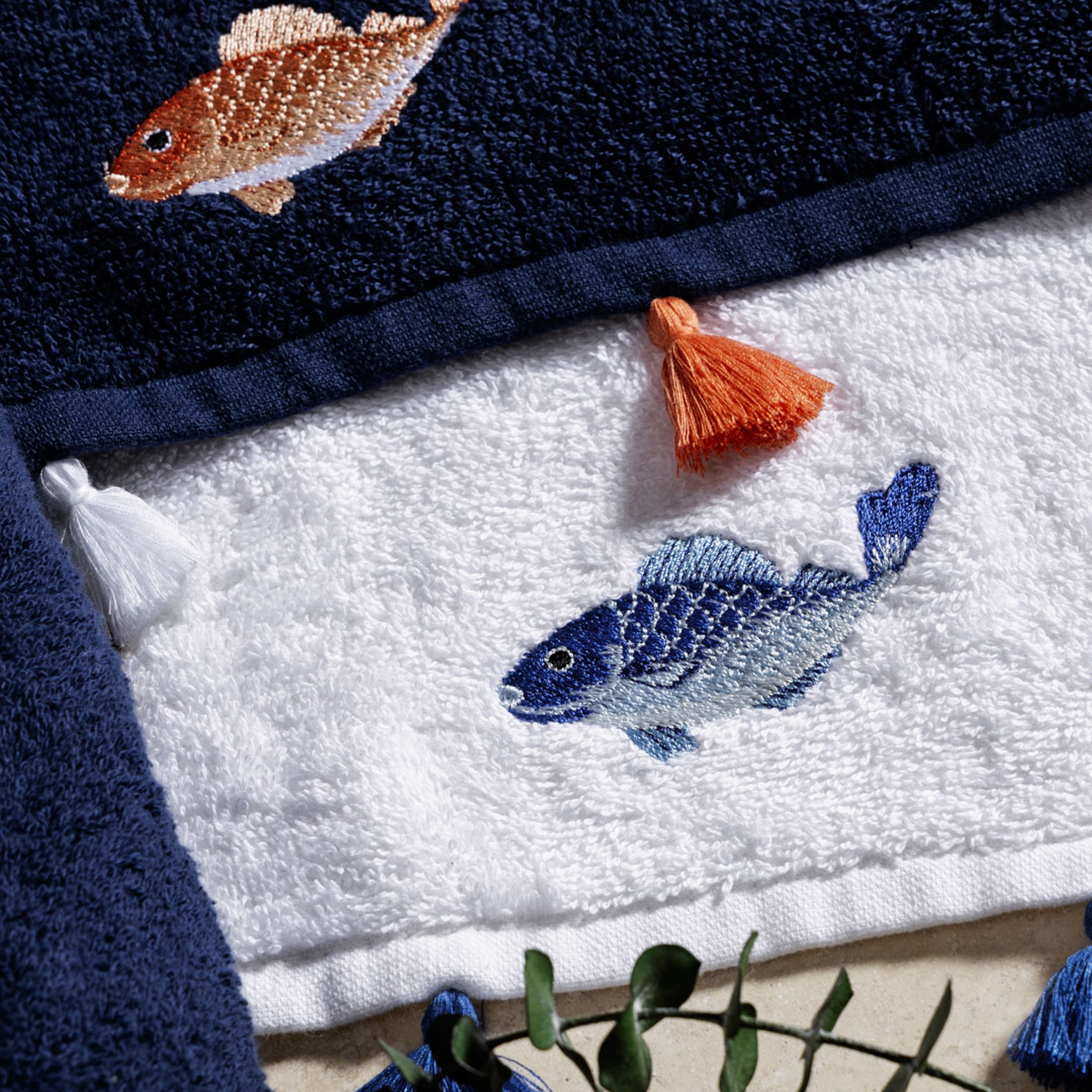 MARİN BALIK EL HAVLUSU LACİVERT 30X50