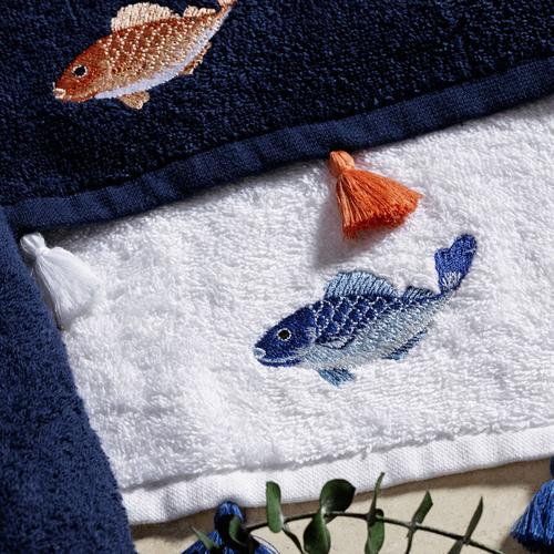  MARİN BALIK EL HAVLUSU LACİVERT 30X50