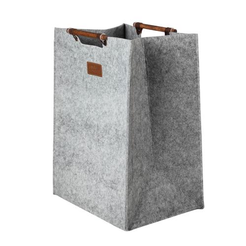  DODIE KEÇE ÇAMAŞIR SEPETİ AÇIK GRİ 29,5X37,5X52,5