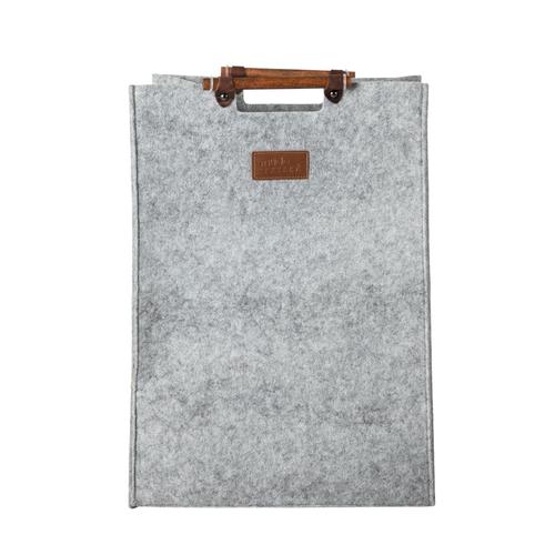  DODIE KEÇE ÇAMAŞIR SEPETİ AÇIK GRİ 29,5X37,5X52,5