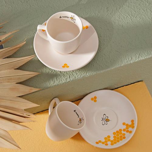  BEE HAPPY FİNCAN SETİ 2'Lİ