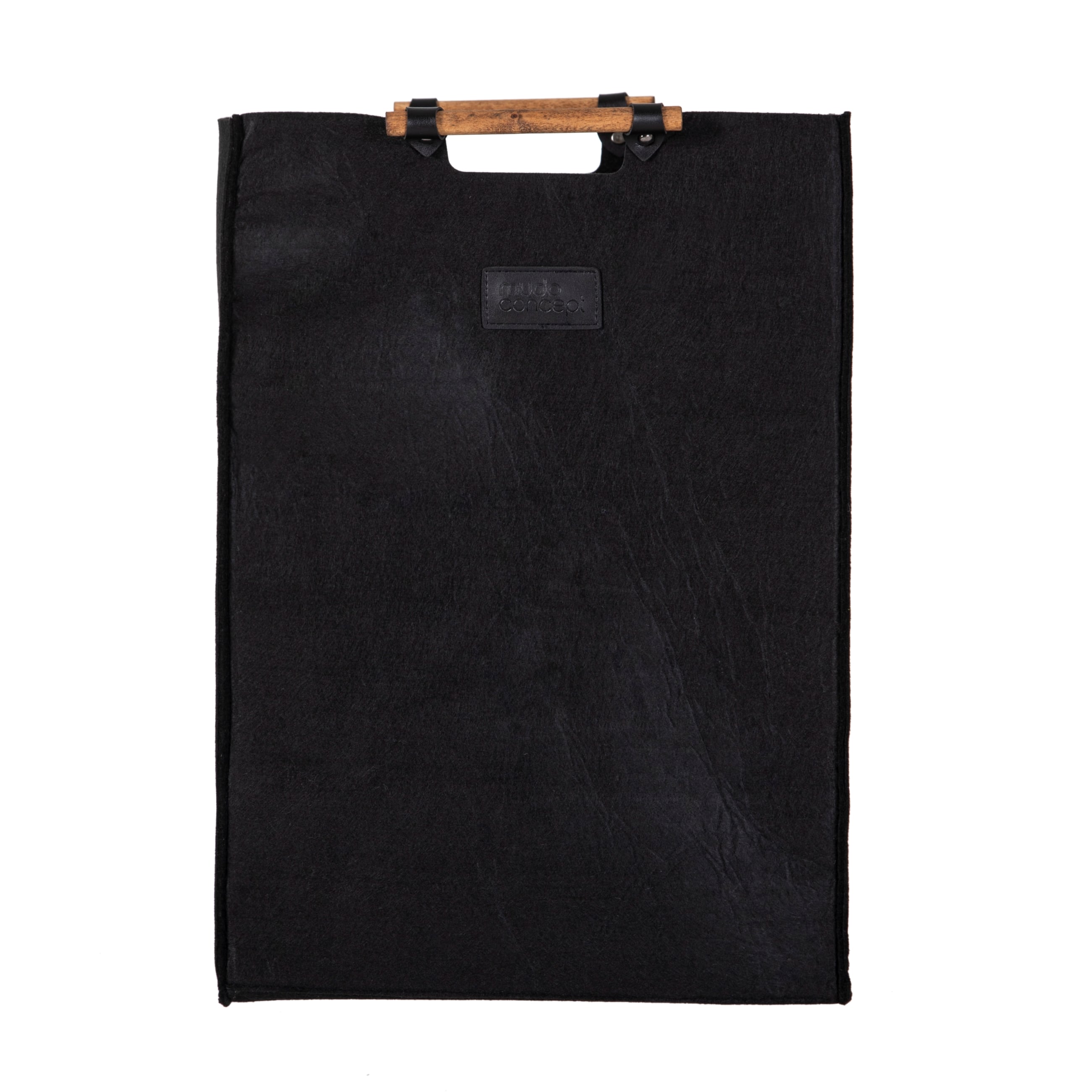 DODIE KEÇE ÇAMAŞIR SEPETİ SİYAH 29,5X37,5X52,5