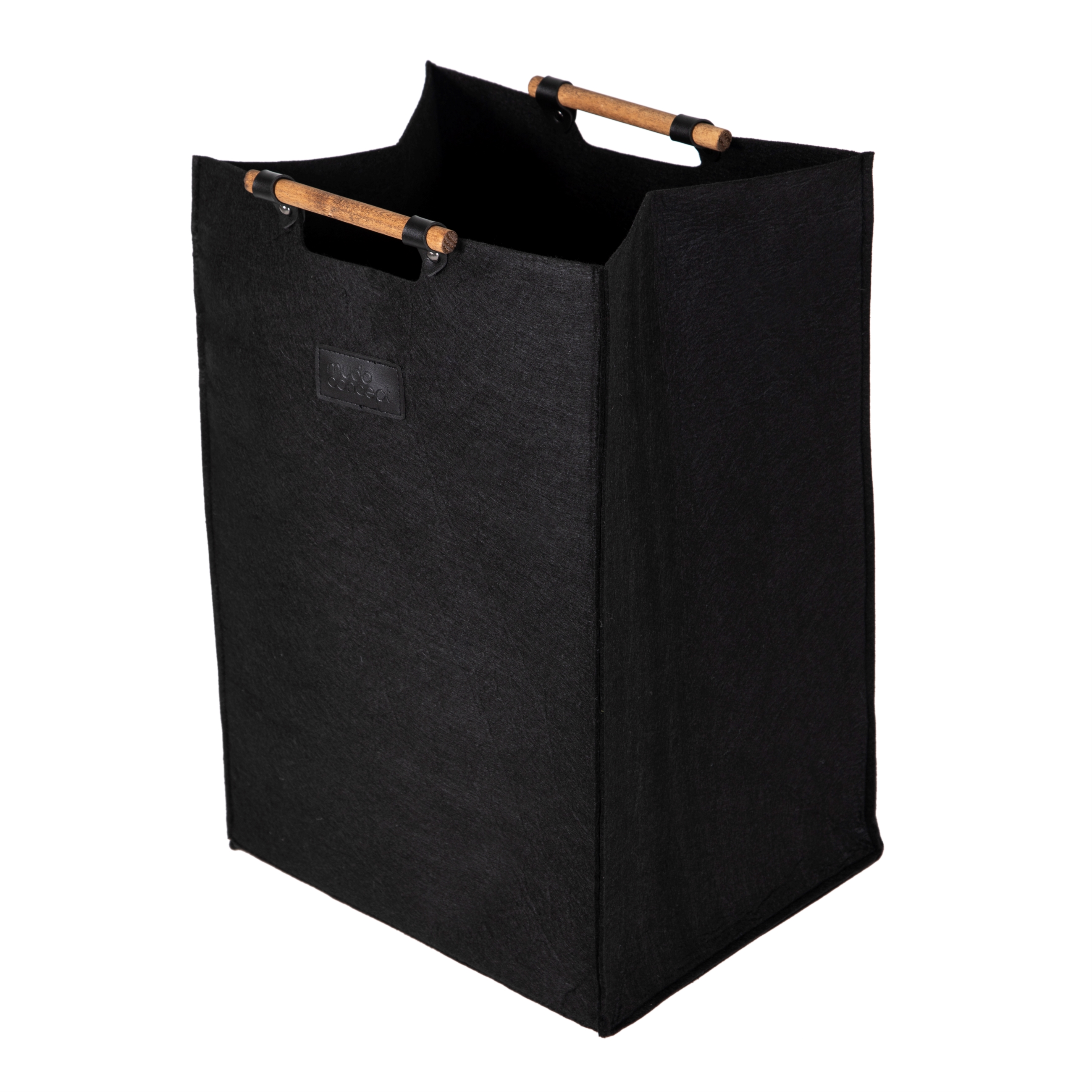 DODIE KEÇE ÇAMAŞIR SEPETİ SİYAH 29,5X37,5X52,5