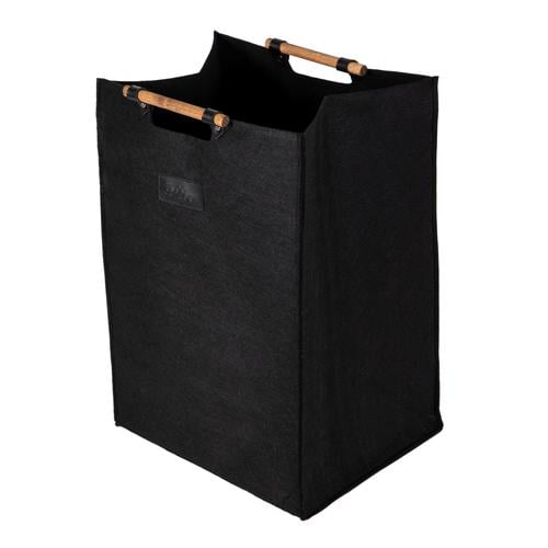  DODIE KEÇE ÇAMAŞIR SEPETİ SİYAH 29,5X37,5X52,5