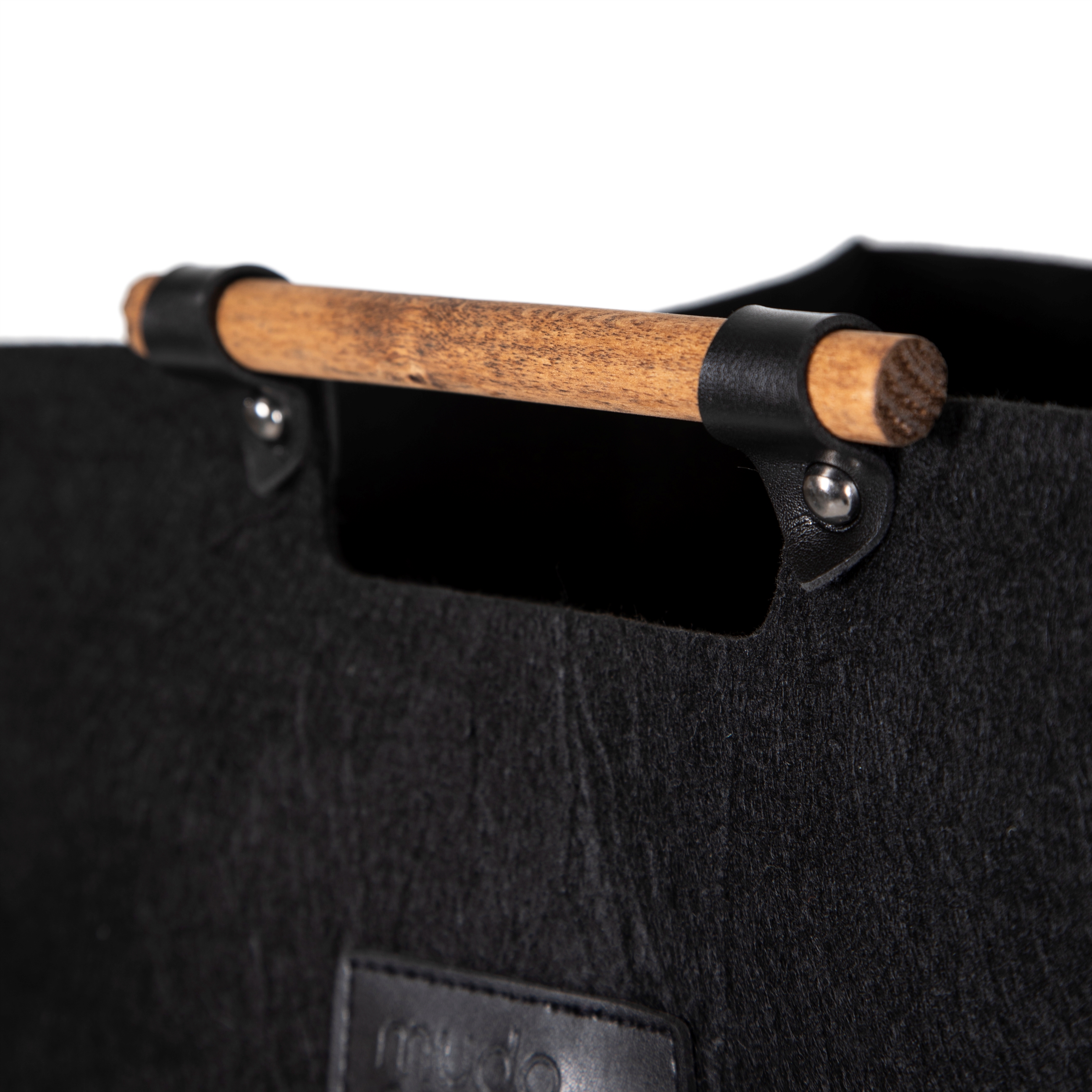 DODIE KEÇE ÇAMAŞIR SEPETİ SİYAH 29,5X37,5X52,5