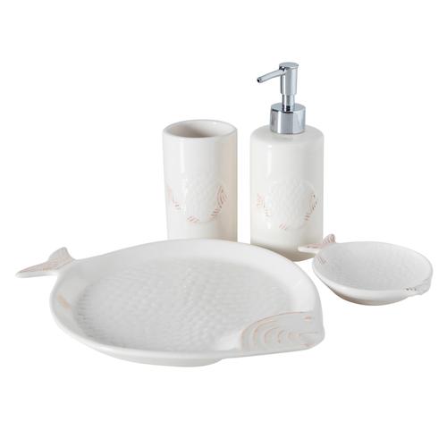  MARINE FISH 4'LÜ KUTULU BANYO SETİ