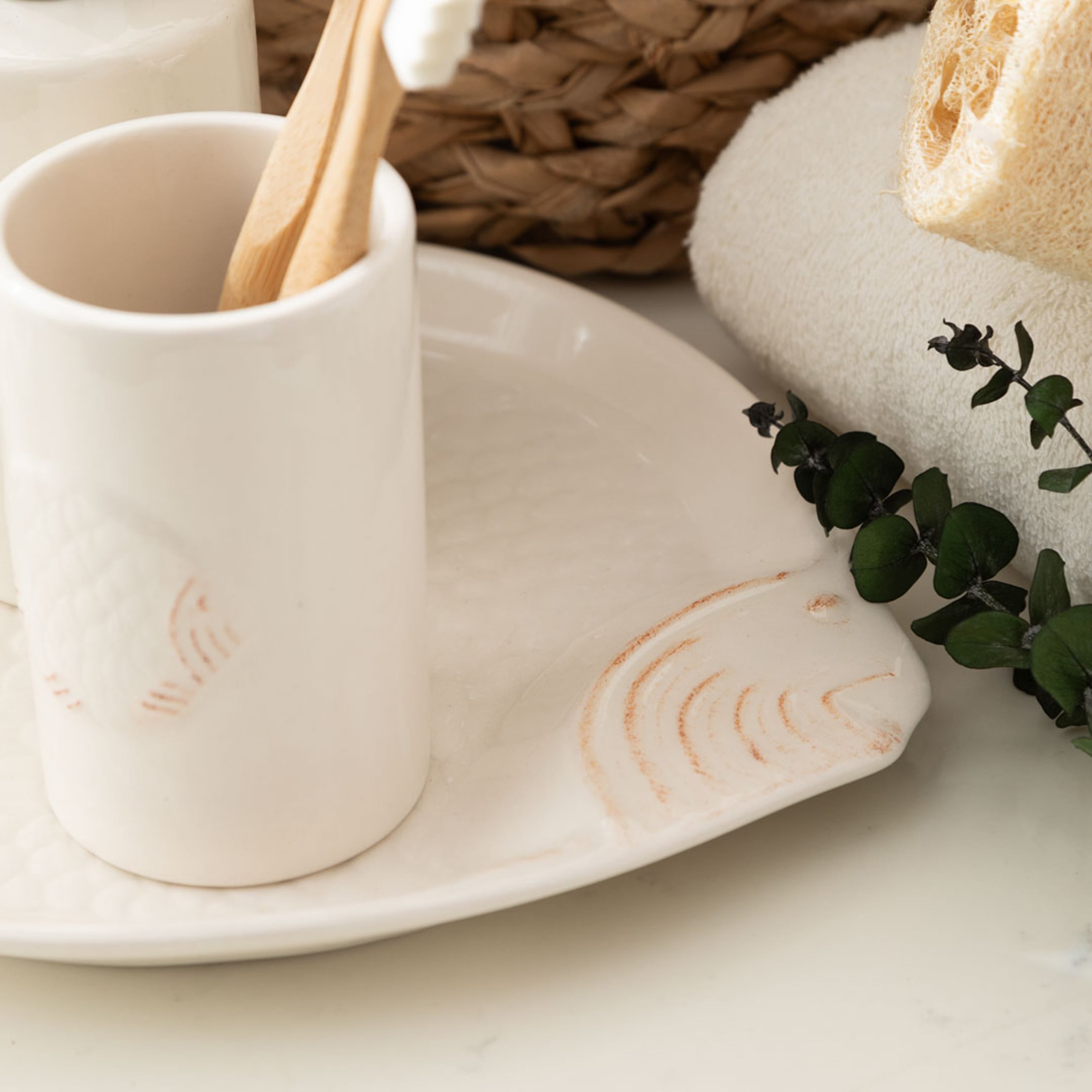 MARINE FISH 4'LÜ KUTULU BANYO SETİ