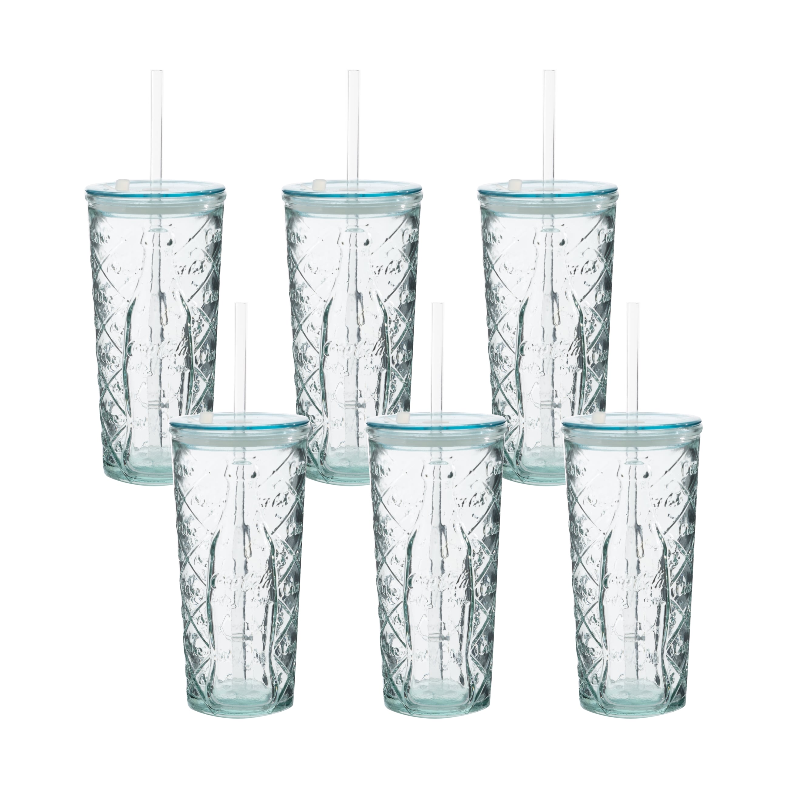 RECYCLE NO:5 PİPETLİ BARDAK 6'LI  500CC