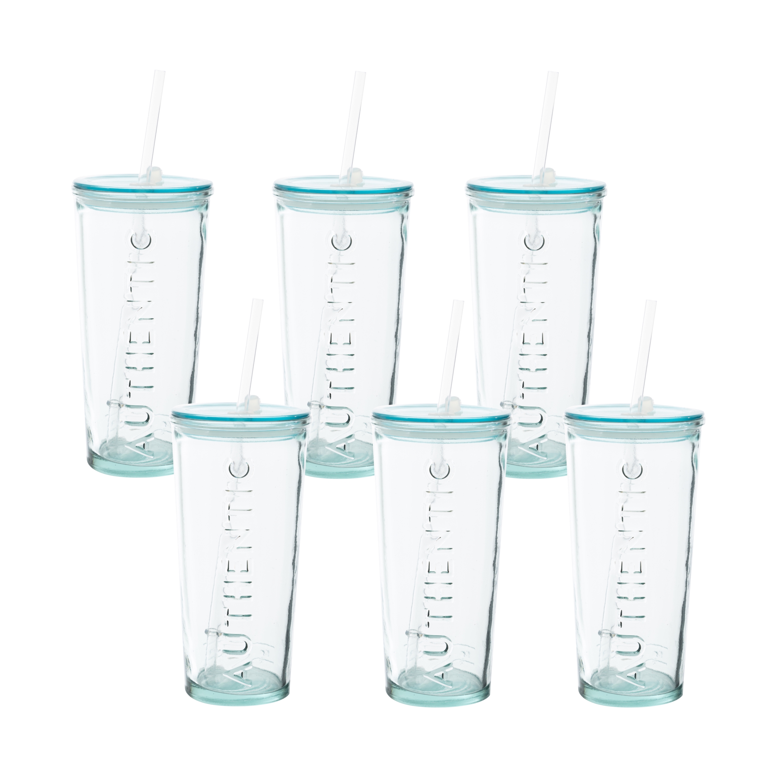 RECYCLE AUTHENTIC PİPETLİ BARDAK 6'LI 500CC