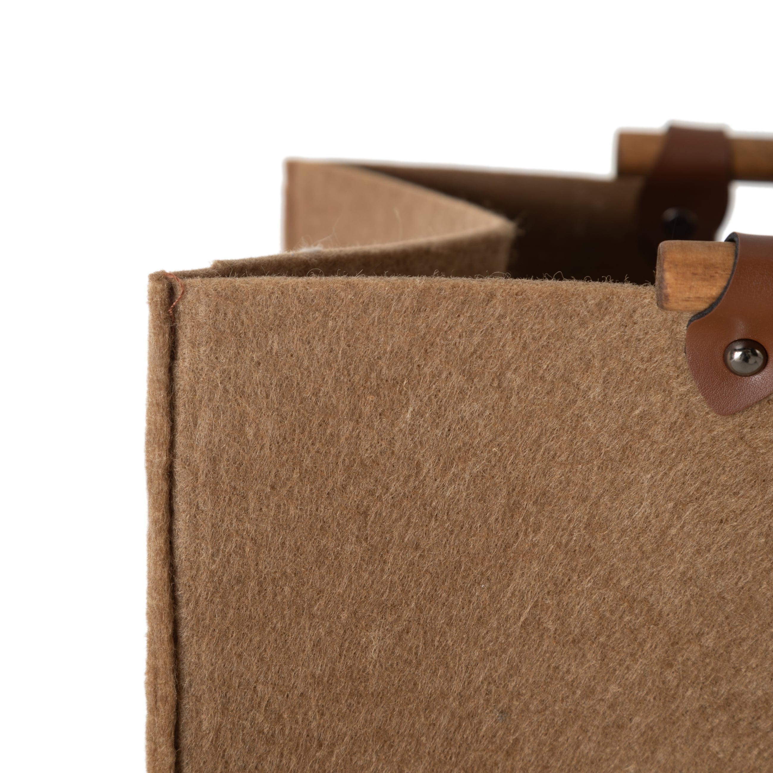 DODIE KEÇE ÇAMAŞIR SEPETİ KOYU BEJ 29,5X37,5X52,5