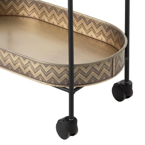  GOLD 2 KATLI OVAL SERVİS ARABASI