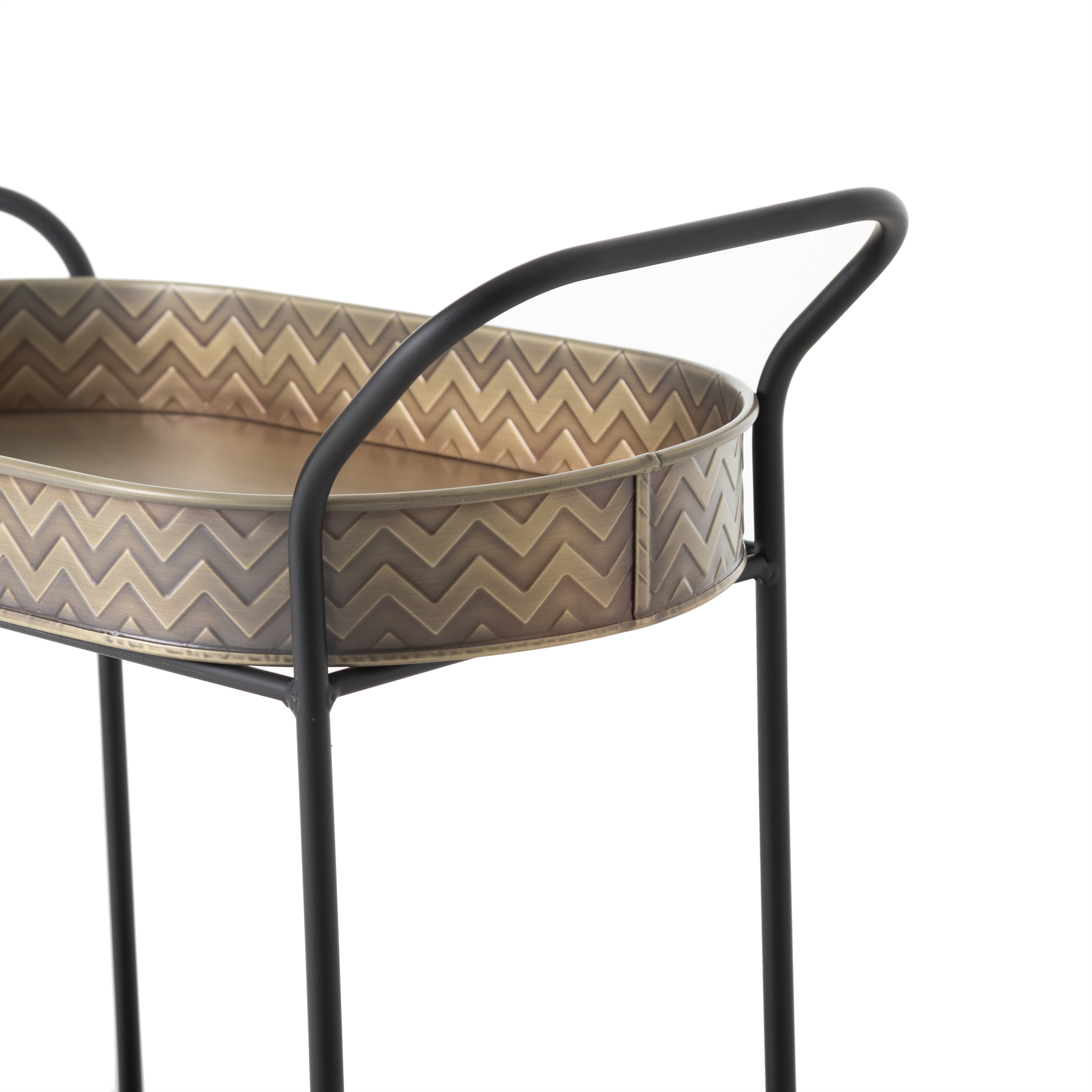 GOLD 2 KATLI OVAL SERVİS ARABASI