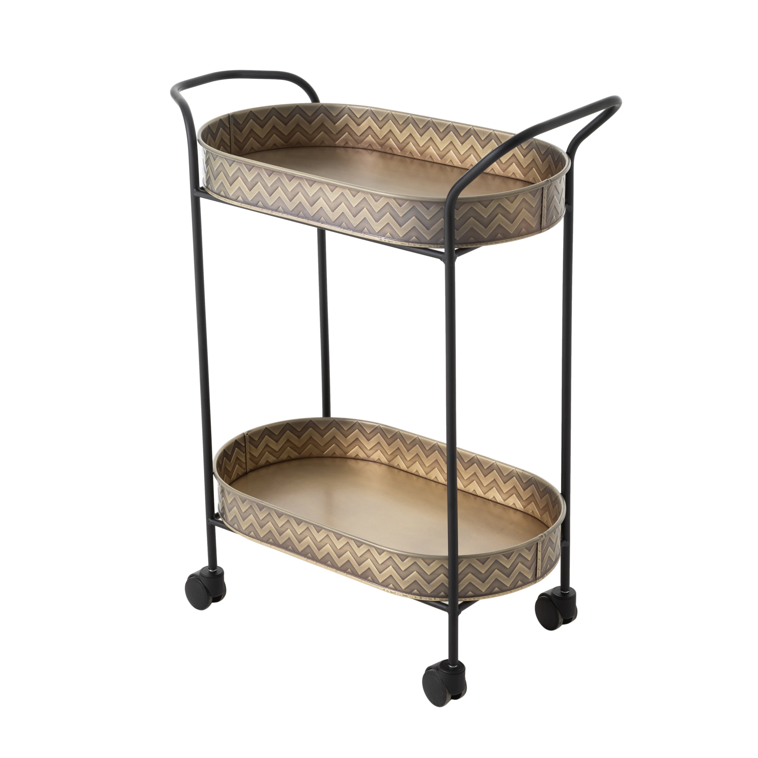 GOLD 2 KATLI OVAL SERVİS ARABASI