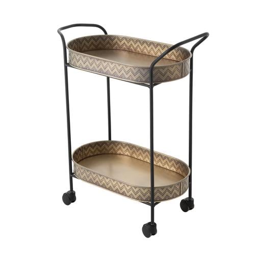  GOLD 2 KATLI OVAL SERVİS ARABASI