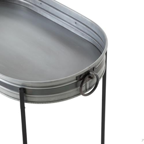  MAT SILVER OVAL AYAKLI TEPSİ