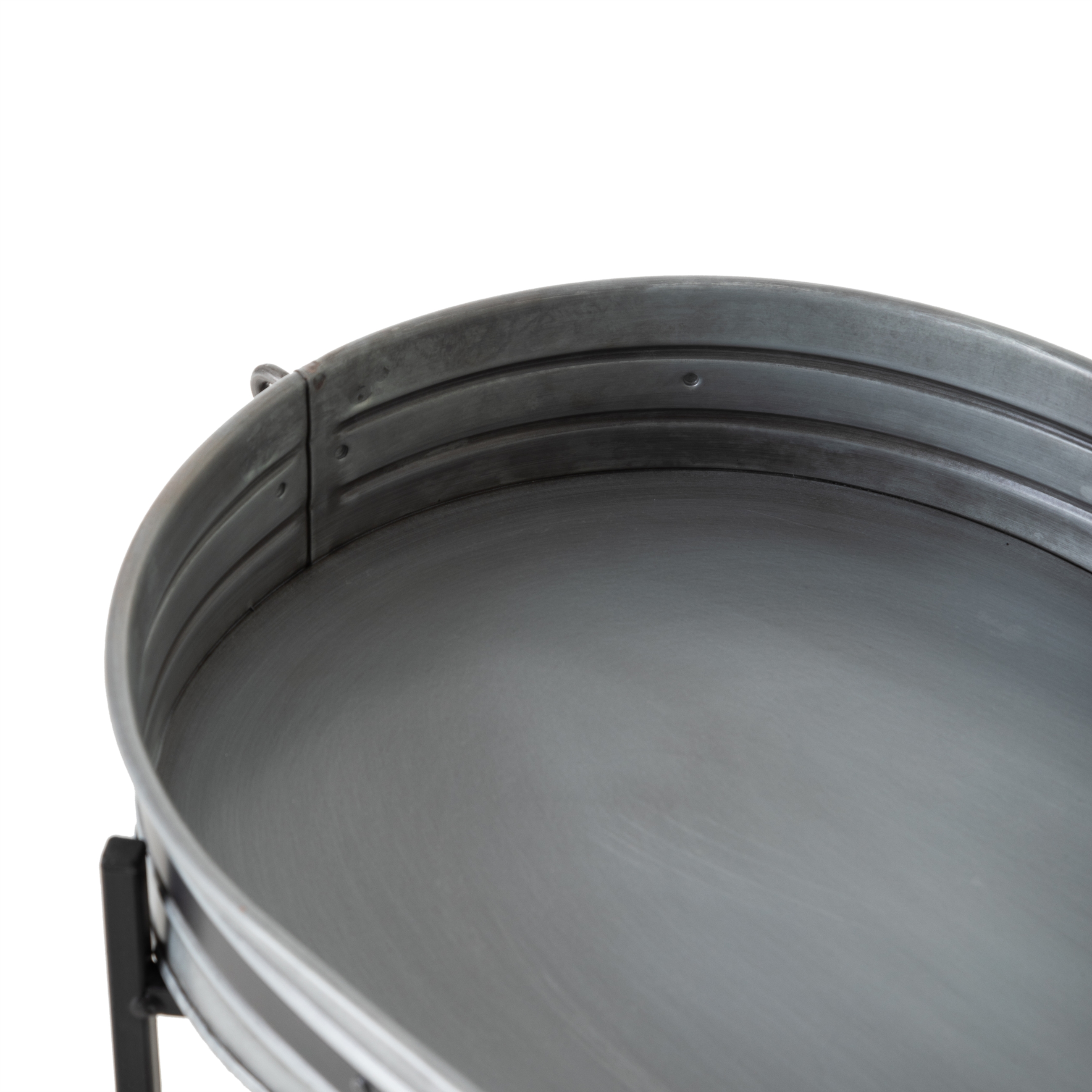 MAT SILVER OVAL AYAKLI TEPSİ