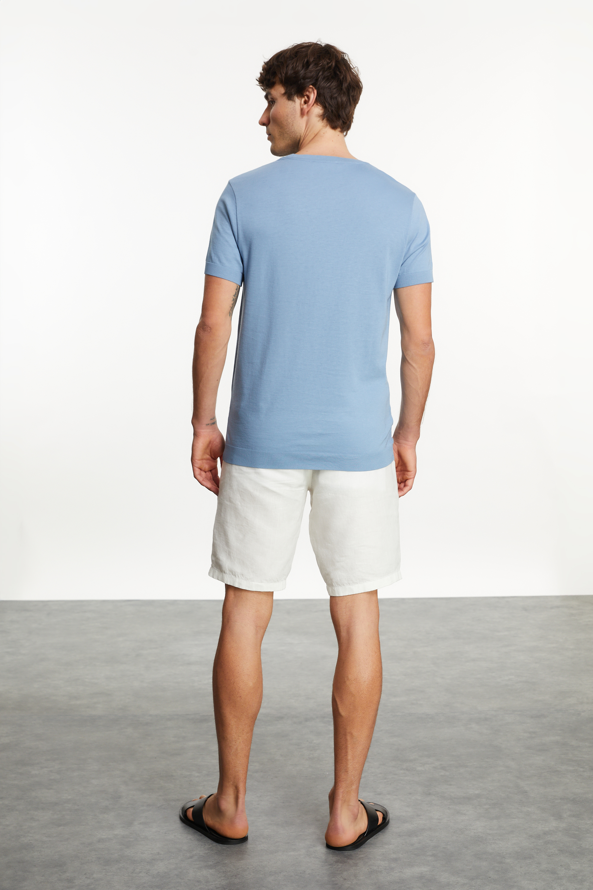 BİSİKLET YAKA REGULAR FIT T-SHIRT